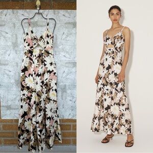 Hansen & Gretel Floral Maxi Dress - Garden Party Aesthetic - Size S